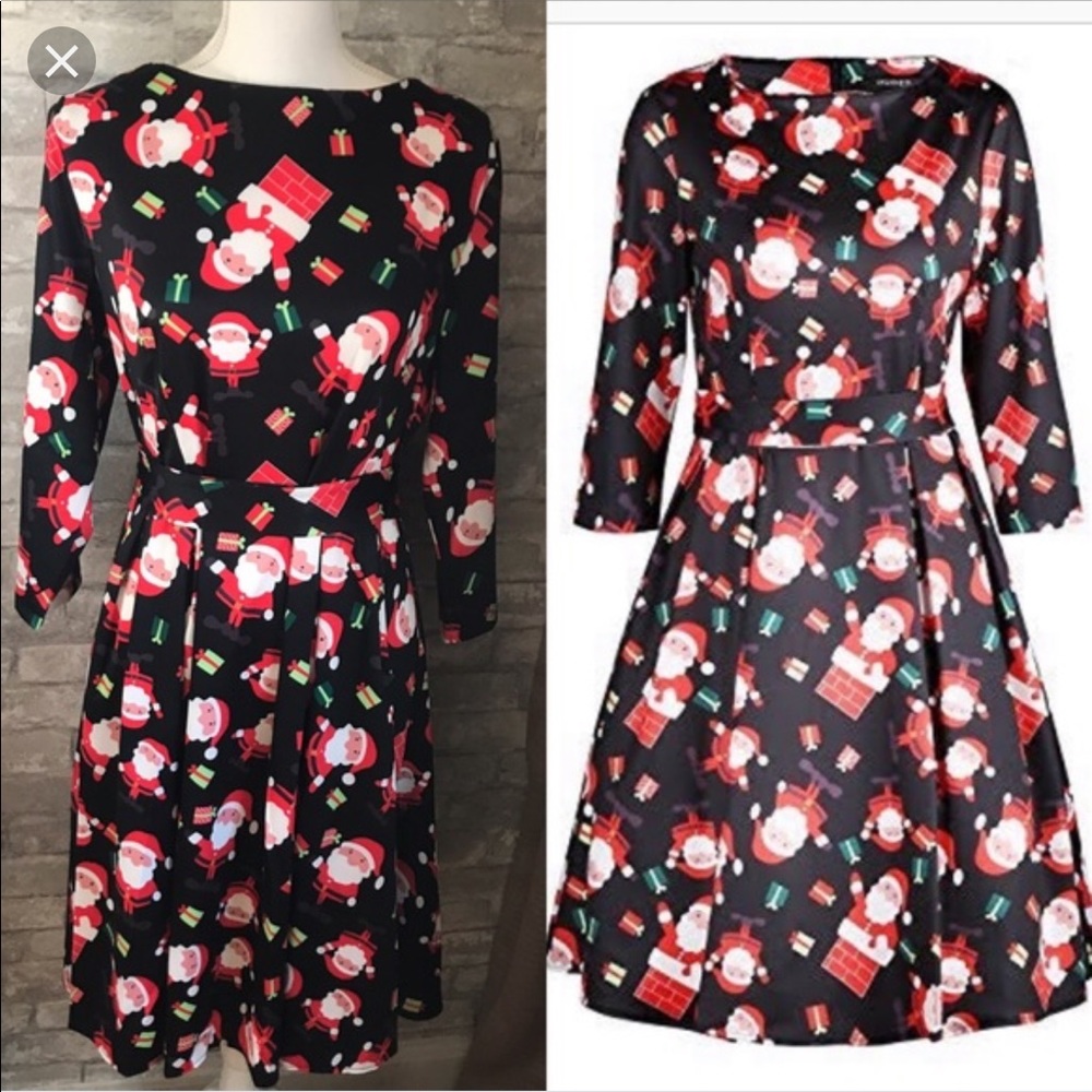 Christmas Dress. Ouges Santa Claus Dress, Large - image 1